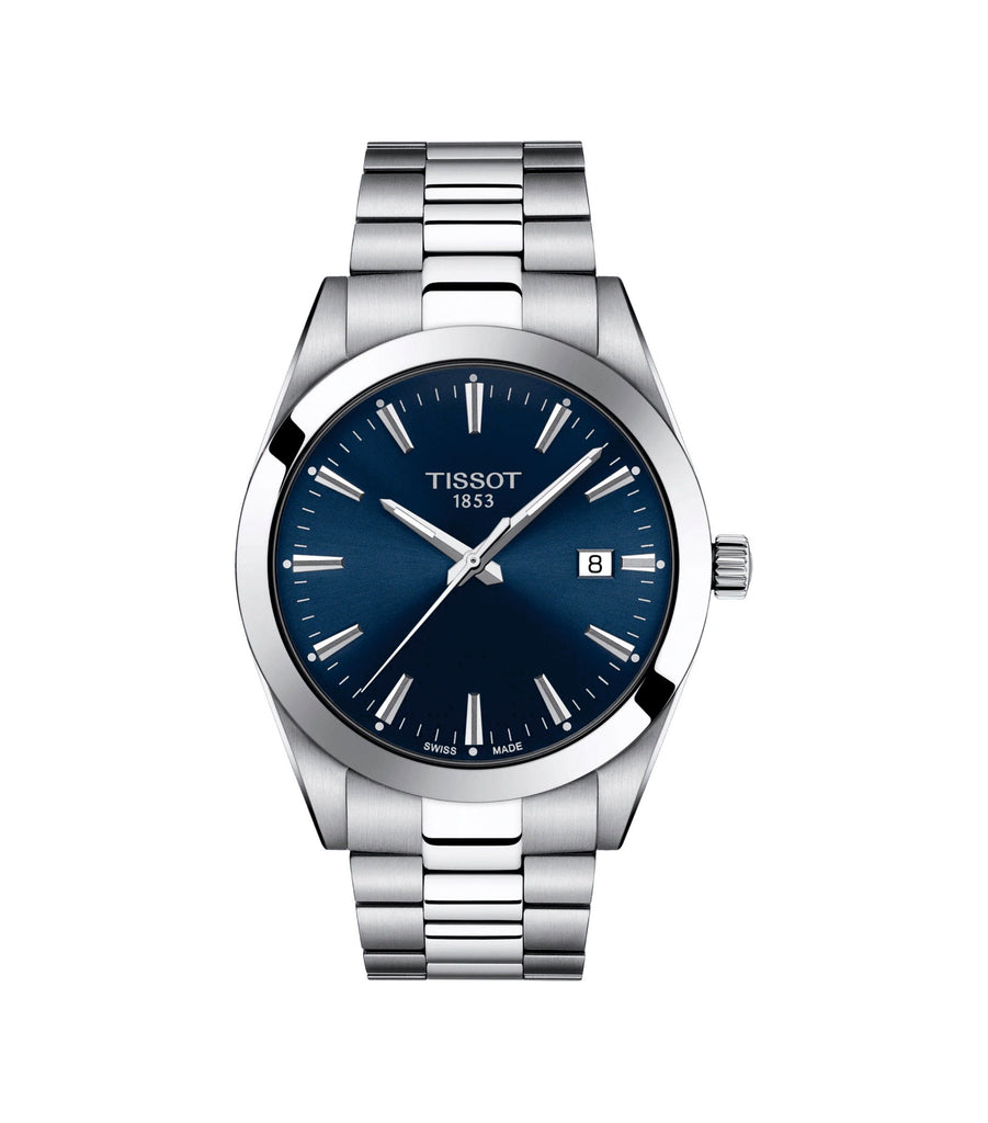 Tissot T127.410.11.041.00 Gentleman Blue Dial Stainless Steel Men’s Watch