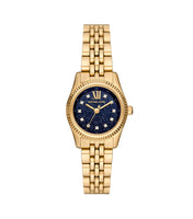 Michael Kors MK4802 Lexington Blue Dial Gold Tone Stainless Steel Women’s Watch