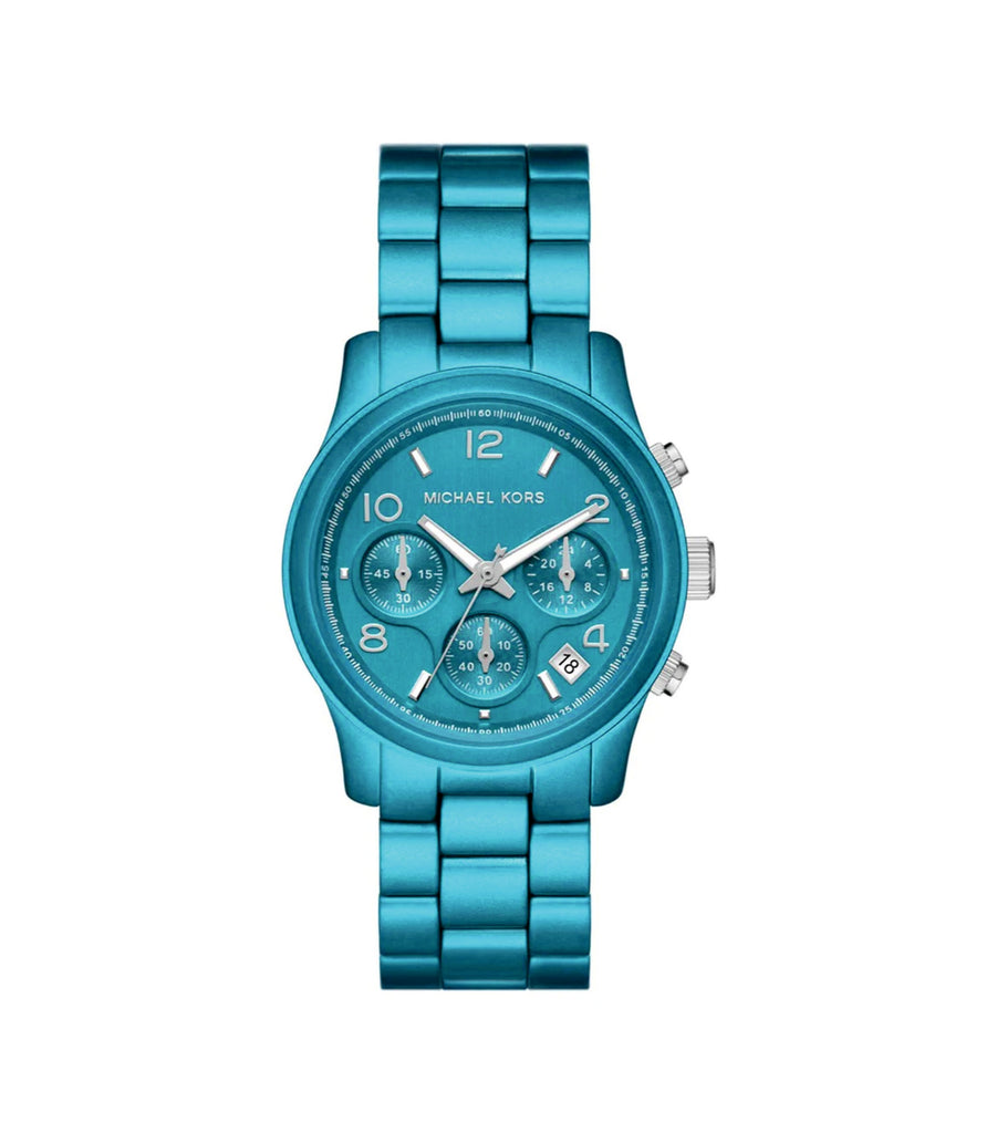 Michael Kors MK7479LE Runway Limited Edition Blue Dial Blue Steel Strap Women’s Watch