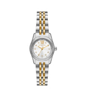 Michael Kors MK4740 Lexington White Dial Two Tone Stainless Steel Women’s Watch