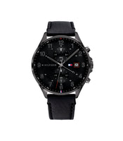 Tommy Hilfiger 1791711 West Black Leather Men’s Watch