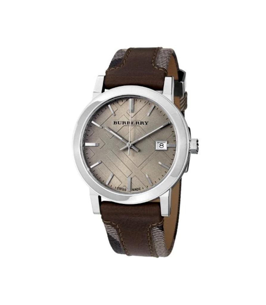 Burberry BU9020 The City Beige Dial Leather Strap Women's Watch
