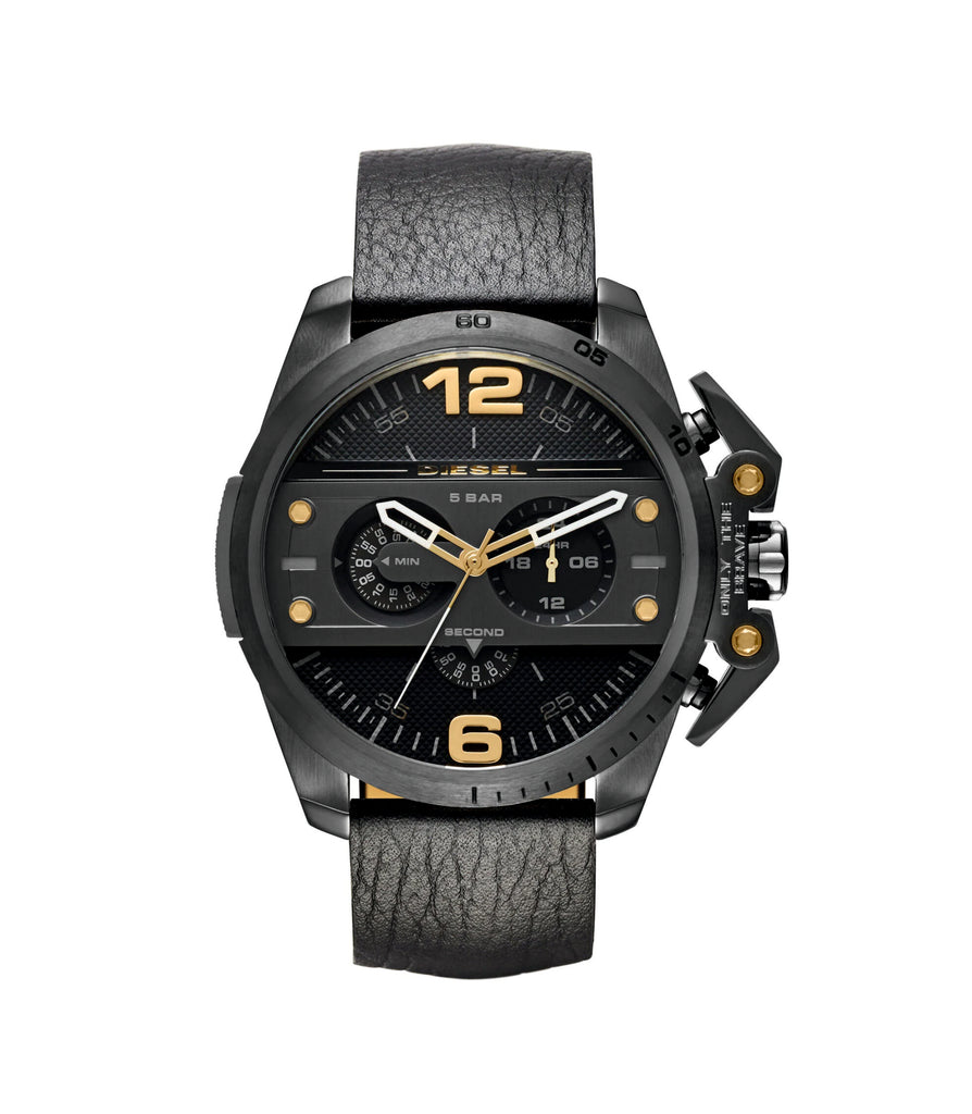 Diesel DZ4386 Ironside Chronograph Black Leather Men’s Watch