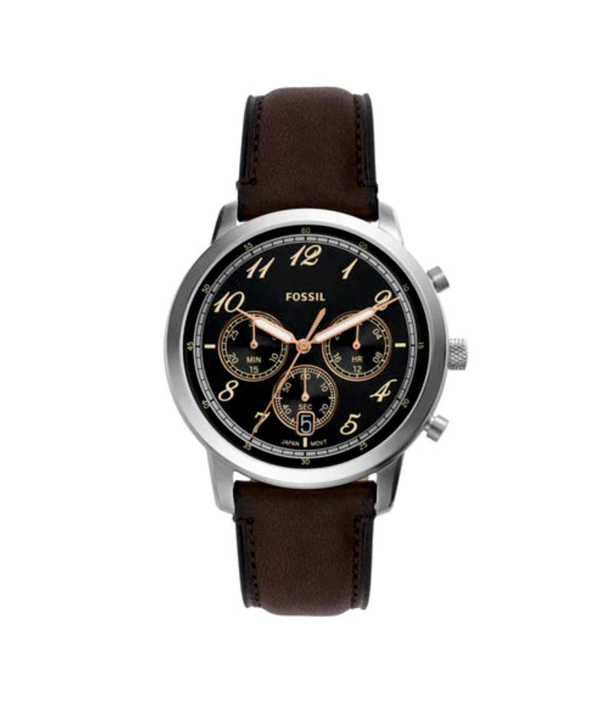 Fossil FS6024 Neutra Chronograph Brown Leather Strap Men’s Watch