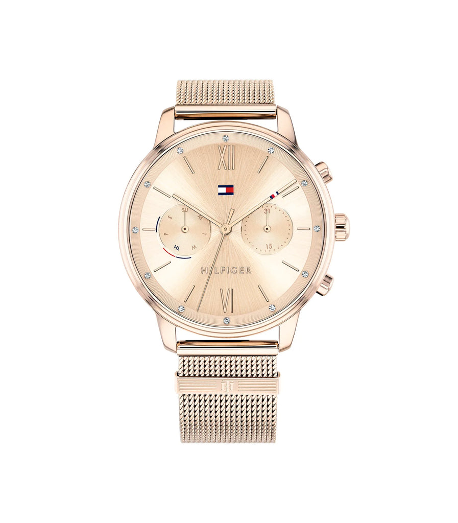 Tommy Hilfiger 1782303 Rose Gold Dial Stainless Steel Women's Watch
