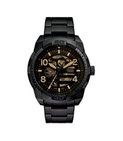 Fossil ME3256 Bronson Automatic Black Stainless Steel Men’s Watch