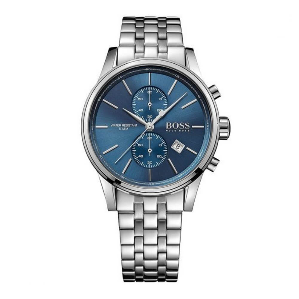 Hugo Boss 1513384 Blue Dial Jet Mens Chronograph Watch