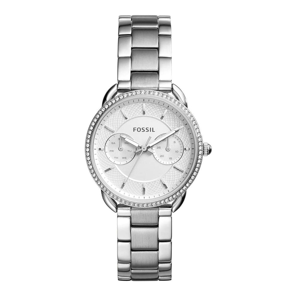 Women's Fossil Tailor Multifunction Crystallized Steel Watch ES4262