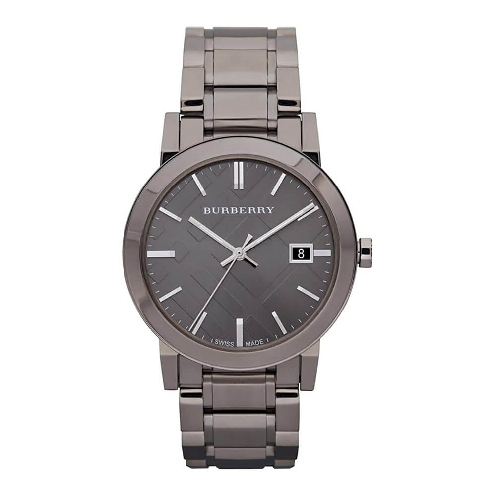 Grey Dial Grey Ion-plated Men's Watch