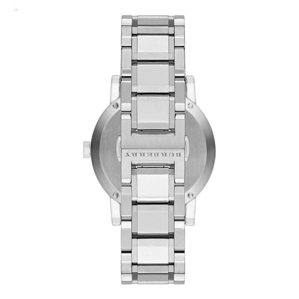 Burberry BU9124 Pink Check Stamped Ladies Watch - WATCH ACES