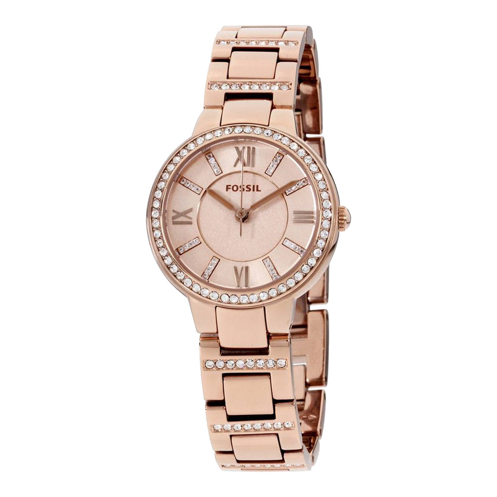 Fossil Women's ES4482 'Virginia' Pink Stainless Steel Watch