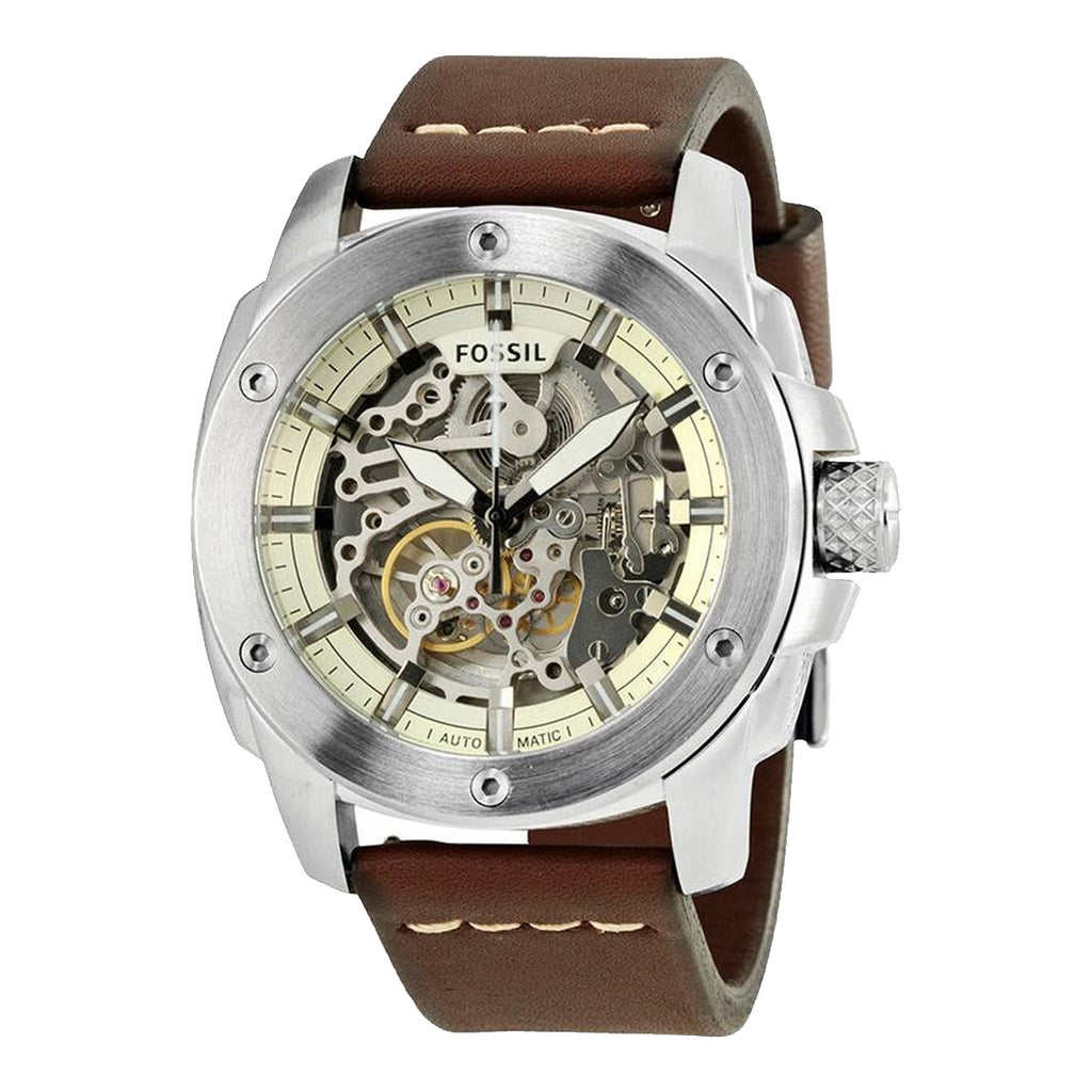 Fossil ME3083 Automatic Skeleton Dial Men's Watch - WATCH ACES