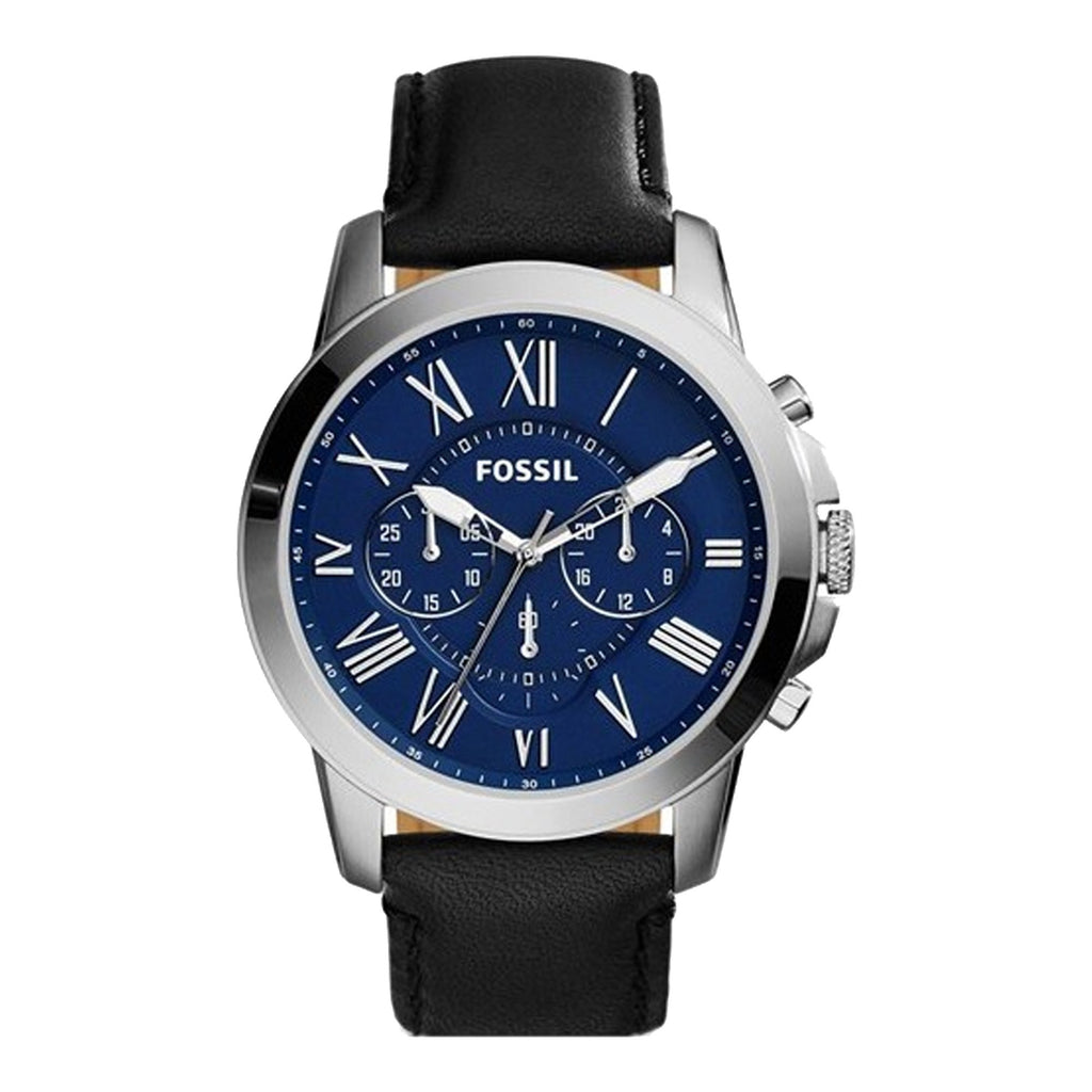 Fossil Grant Chronograph Blue Dial Men's Watch FS4990