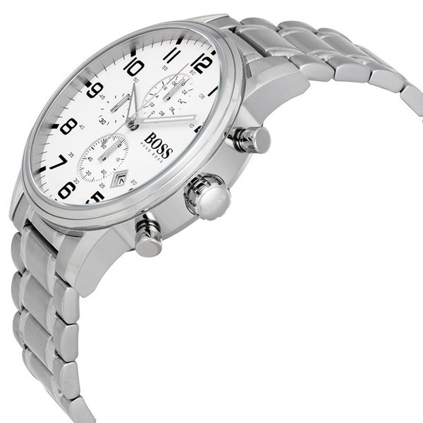 Hugo Boss 1513182 Aeroliner Silver Men's - WATCH ACES