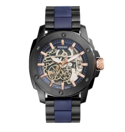 Fossil Modern Machine Automatic Skeleton Dial Men's Watch ME3133