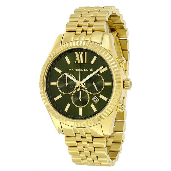 Michael Kors Men's Lexington Gold-Tone Watch MK8446