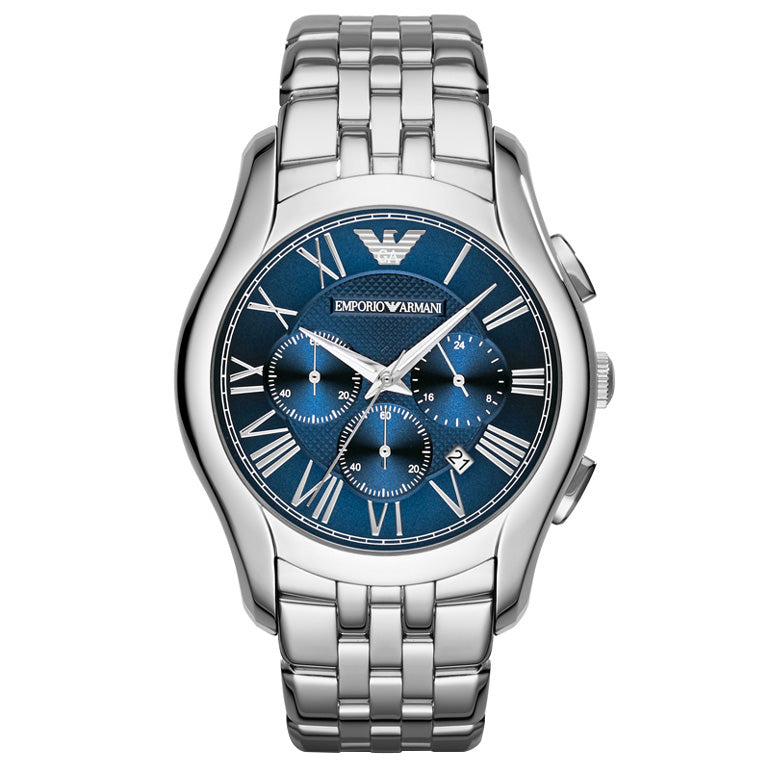 Emporio Armani Mens Classic Stainless Steel wrist watch