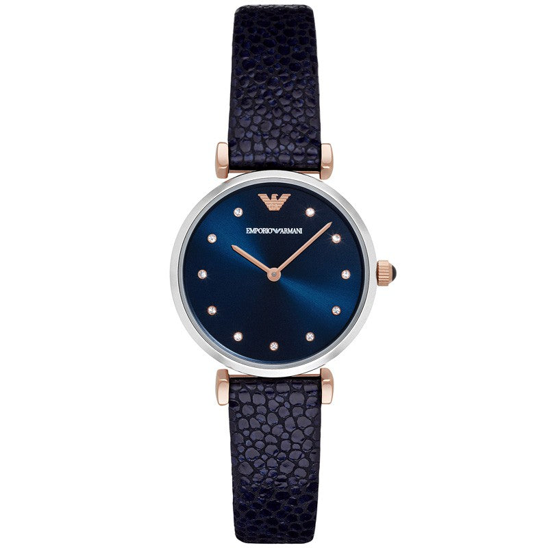 Retro Navy Dial Ladies Watch