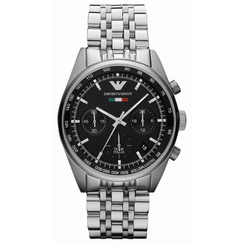 Emporio Armani Men's Black Chronograph Watch AR5983
