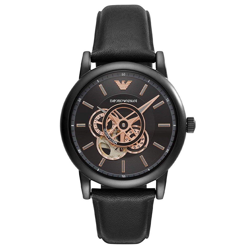 Emporio Armani Chronograph Automatic Black Dial Men's Watch AR60012 Watches - Emporio Armani Chronograph