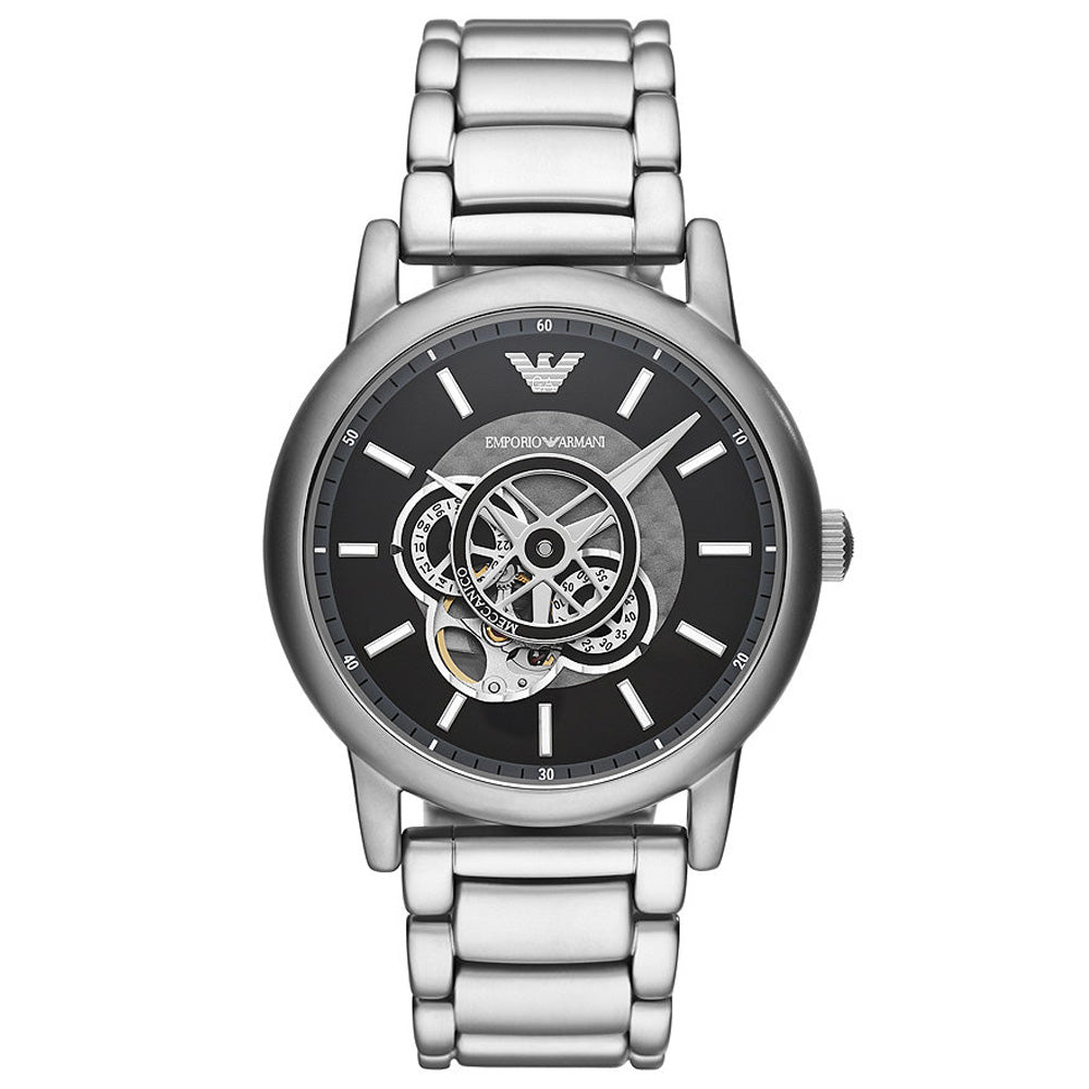 Emporio Armani Automatic Black Dial Men's Watch AR60021
