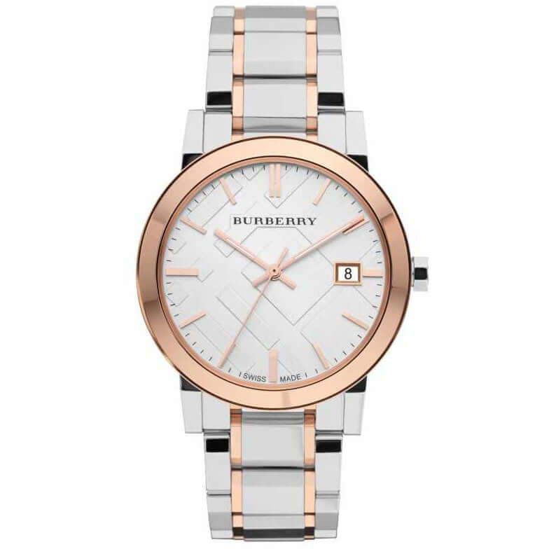Silver Dial Two-Tone Stainless Steel Unisex Watch