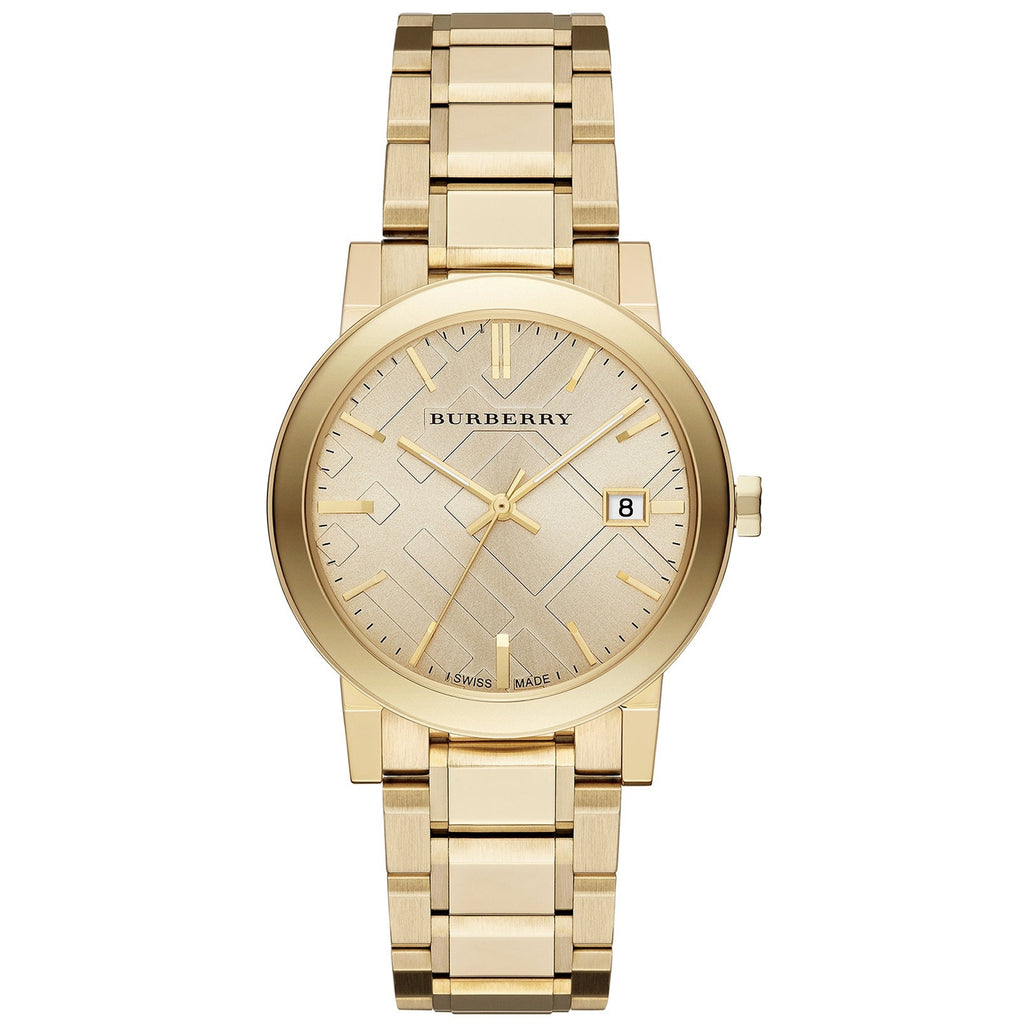 The City Champagne Dial Gold-tone