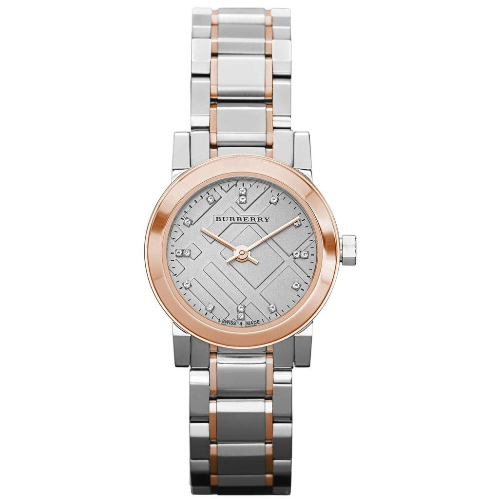 Heritage Grey Dial Two-tone Stainless Steel Ladies Watch