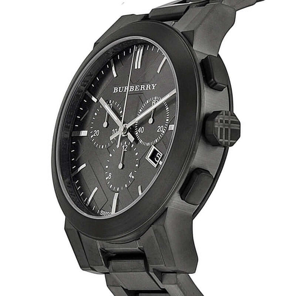 Burberry BU9354 Chronograph Dark Grey Men's Watch - WATCH ACES