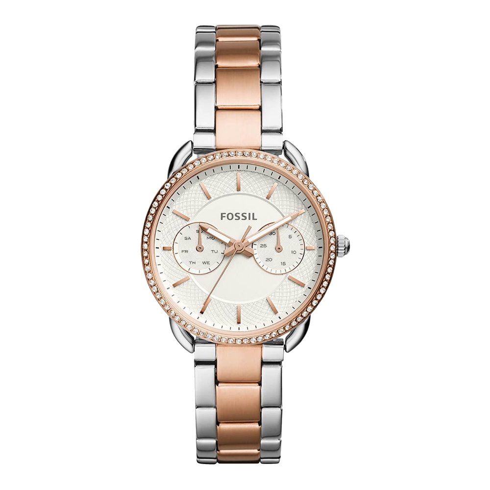 Fossil Women's Tailor Multifunction Two-Tone Stainless Steel Watch ES4396