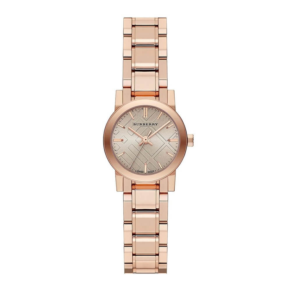 Burberry The City Petite Nude Dial Rose Gold-tone Ladies Watch BU9228