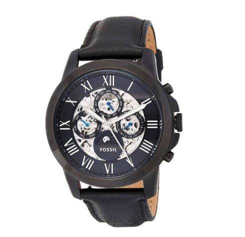 Fossil Grant Complete Calendar Automatic Black Dial Men's Watch ME3028