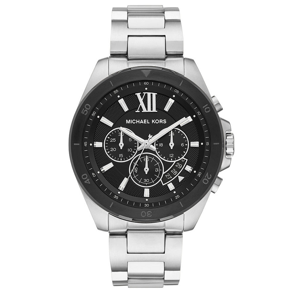 Michael Kors Men's Brecken Quartz Watch with Stainless Steel Strap MK8847