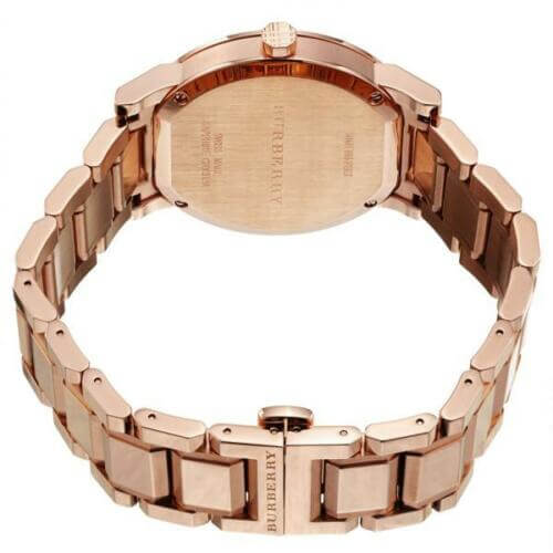 Burberry BU9005 Brown Dial Rose Gold-plated Men's Watch - WATCH ACES