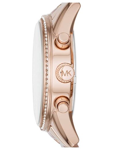 Michael Kors Ritz Chronograph Rose Gold Ladies Watch MK6307 - WATCH ACES